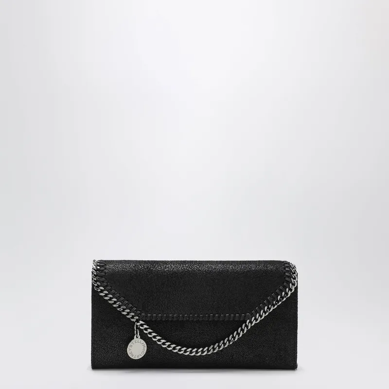 Falabella Black Crossbody Wallet - Stella McCartney