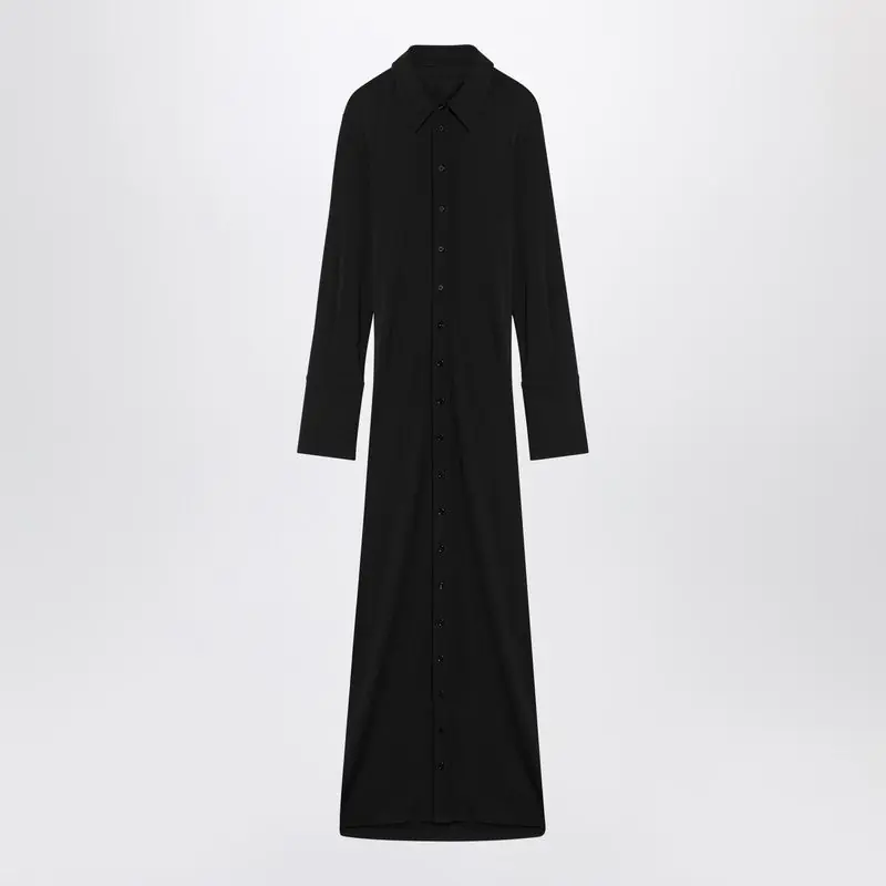 Black Shirt Dress In Viscose Jersey - Sportmax