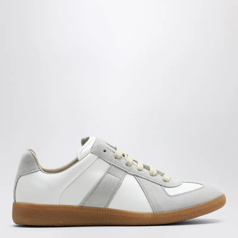 Grey And White Replica Sneakers - Maison Margiela