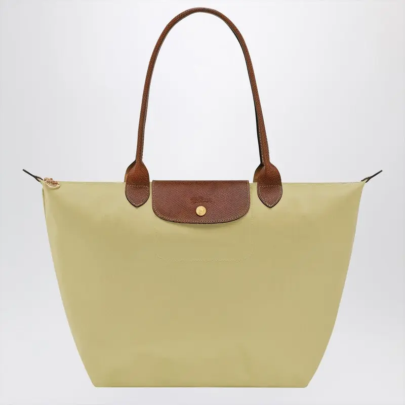 Pistachio Coloured Le Pliage Original L Bag - Longchamp