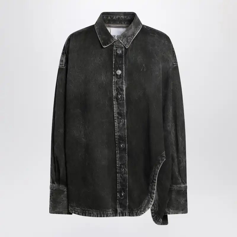 Black Washed Denim Shirt - The Attico