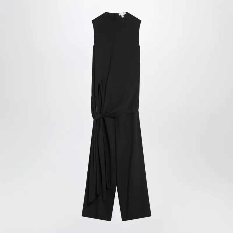 Full Jumpsuit With A Belt At The Waist - Alaïa