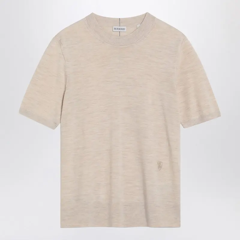 Beige Wool Sweater - Burberry