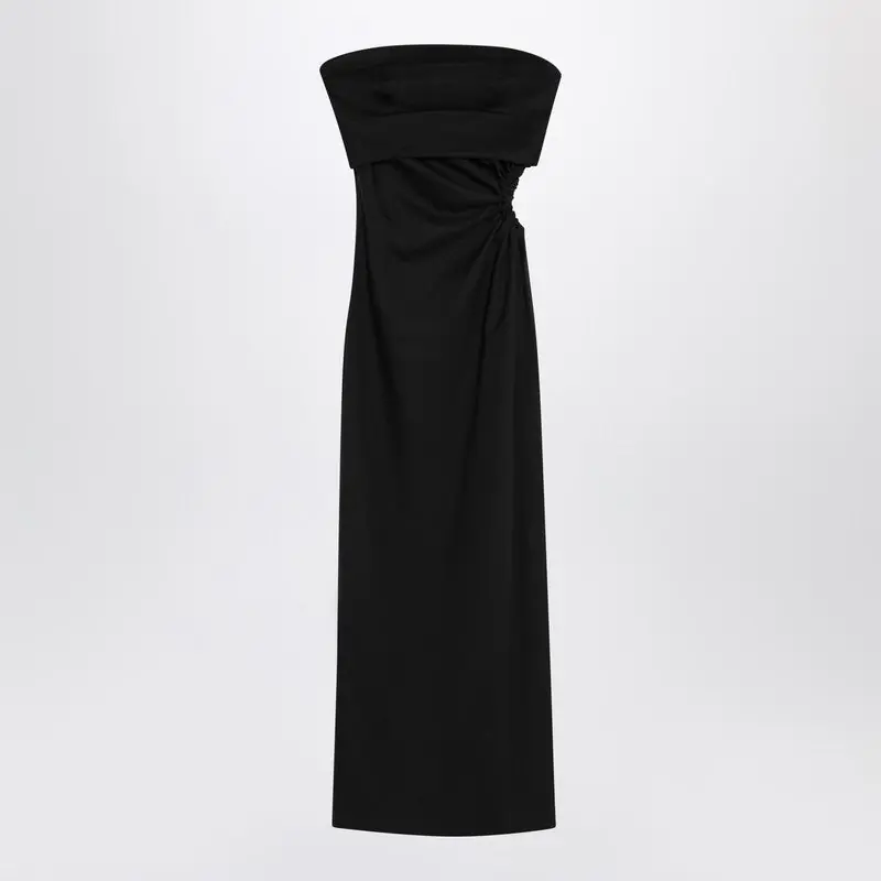 Black Bustier Dress In Wool Blend - Max Mara