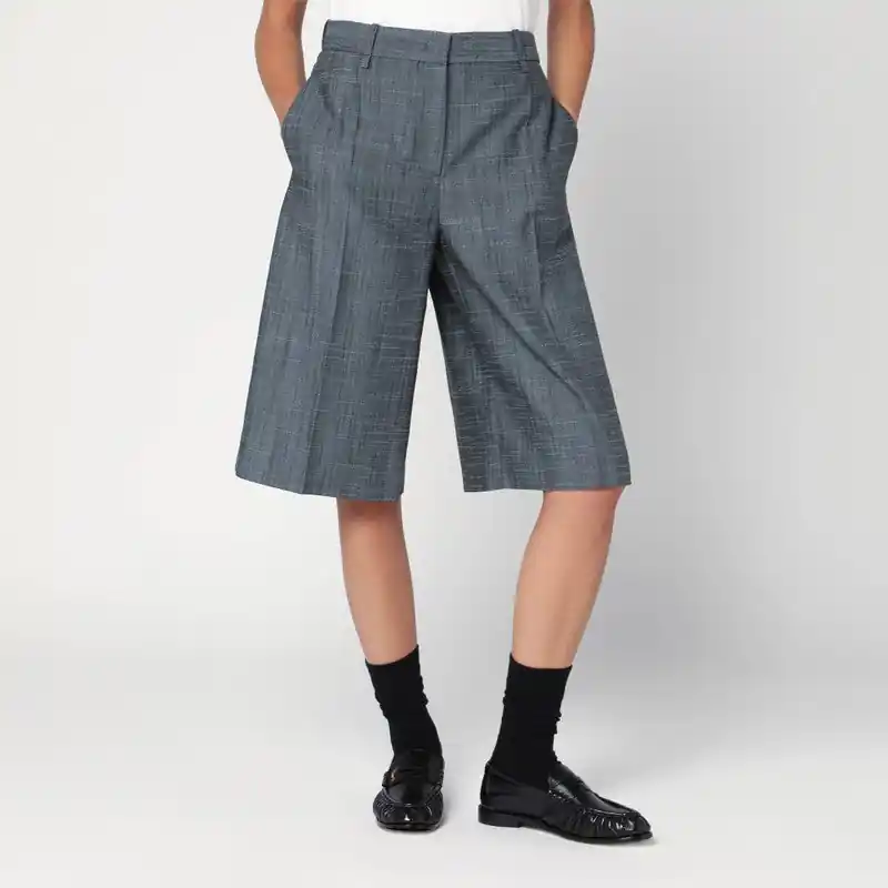 Bermuda In Lana Dark Sky - Jil Sander