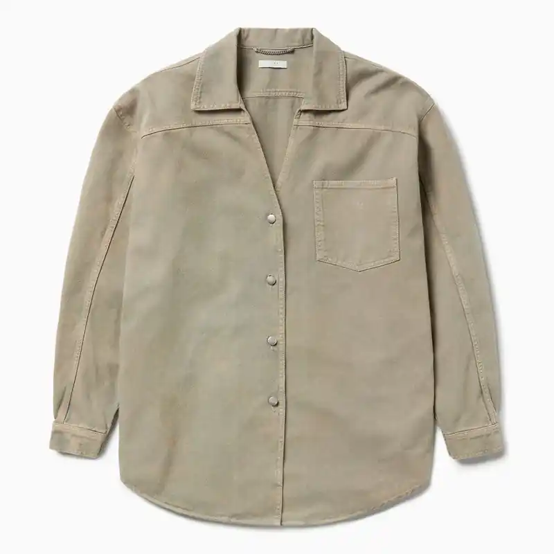 Light Brown Denim Overshirt - 1989 Studio