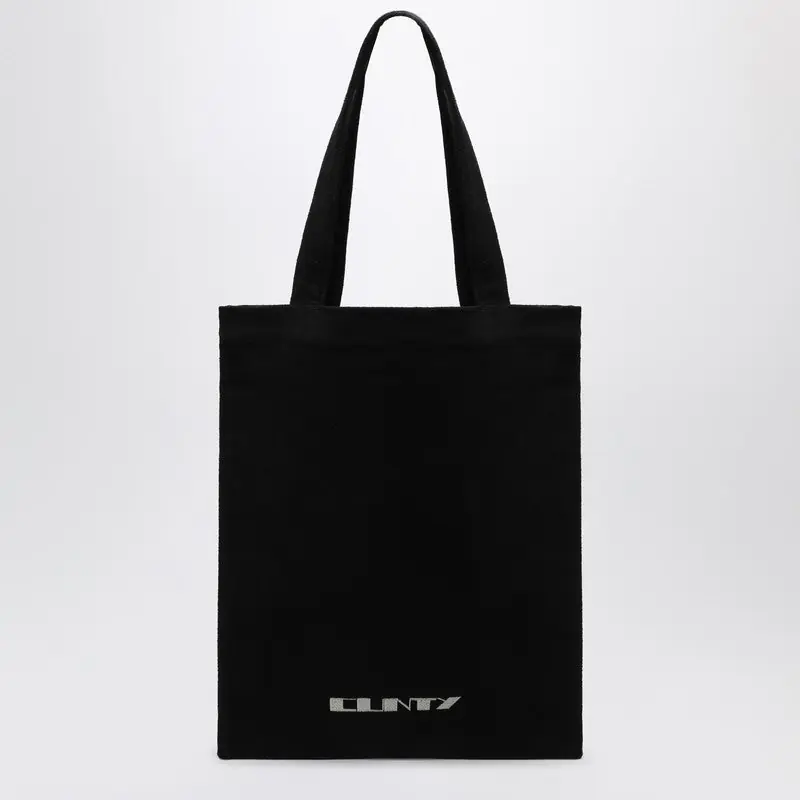 Black Canvas Shopper Bag - Rick Owens DRKSHDW