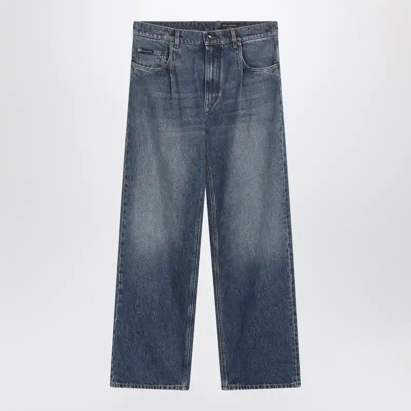 Blue Washed Over Jeans - Dolce & Gabbana