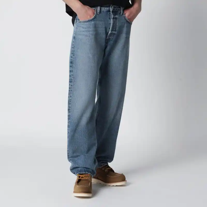 Blue Friction Jeans In Regenerated Denim - Agolde
