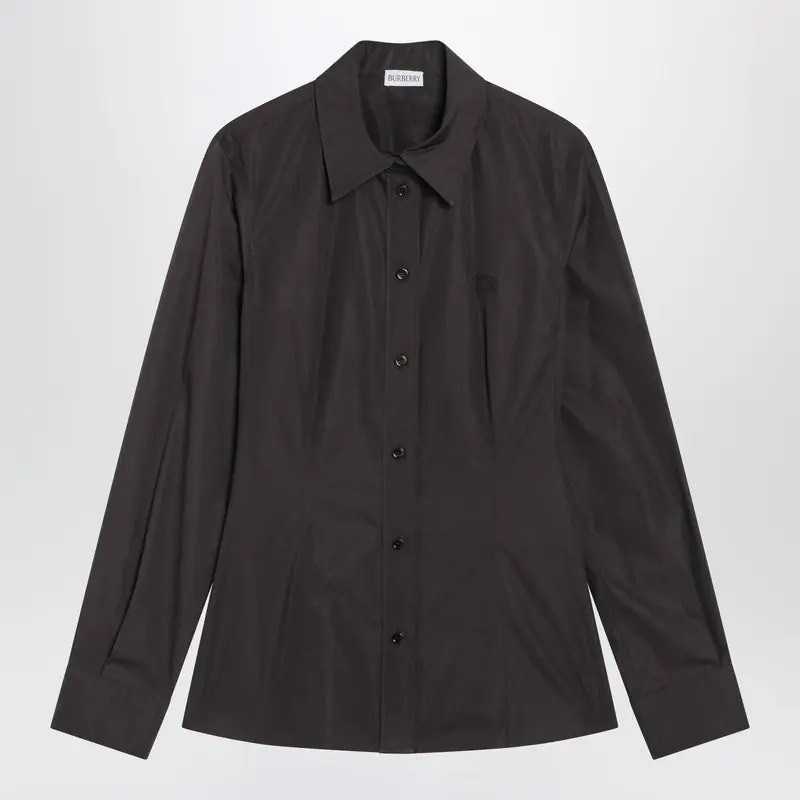Brown Cotton Shirt - Burberry