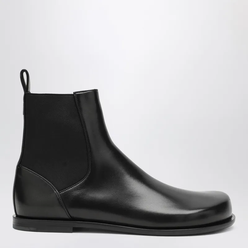 Black Ff Squared Chelsea Boots - Fendi