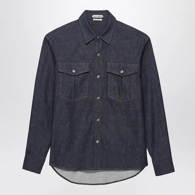 Indigo Oversized Denim Shirt - JW Anderson
