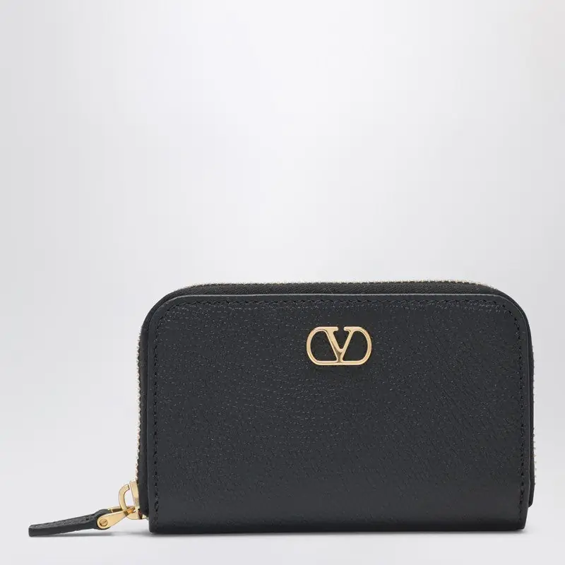 Vlogo Signature Zip Wallet Black - Valentino Garavani