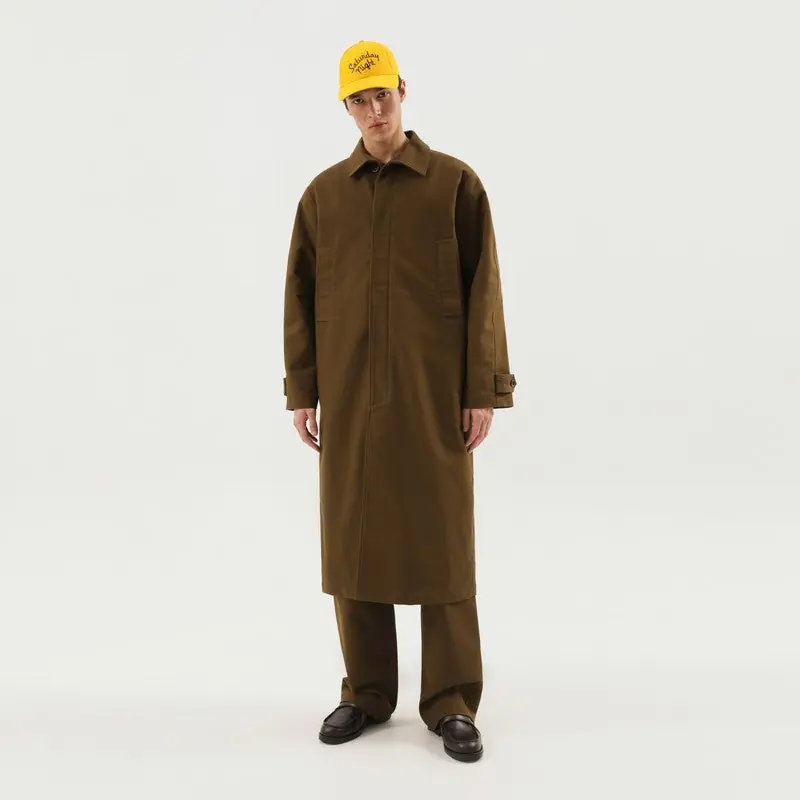 Olive Green Mackintosh Coat - 1989 Studio