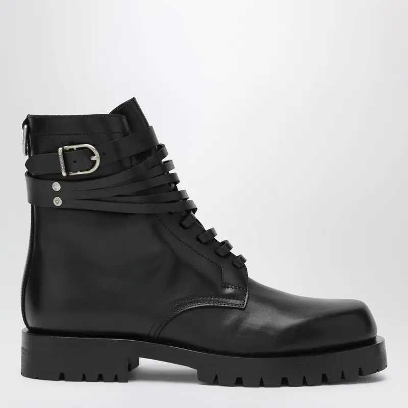 Black Combat Boots - Durazzi Milano