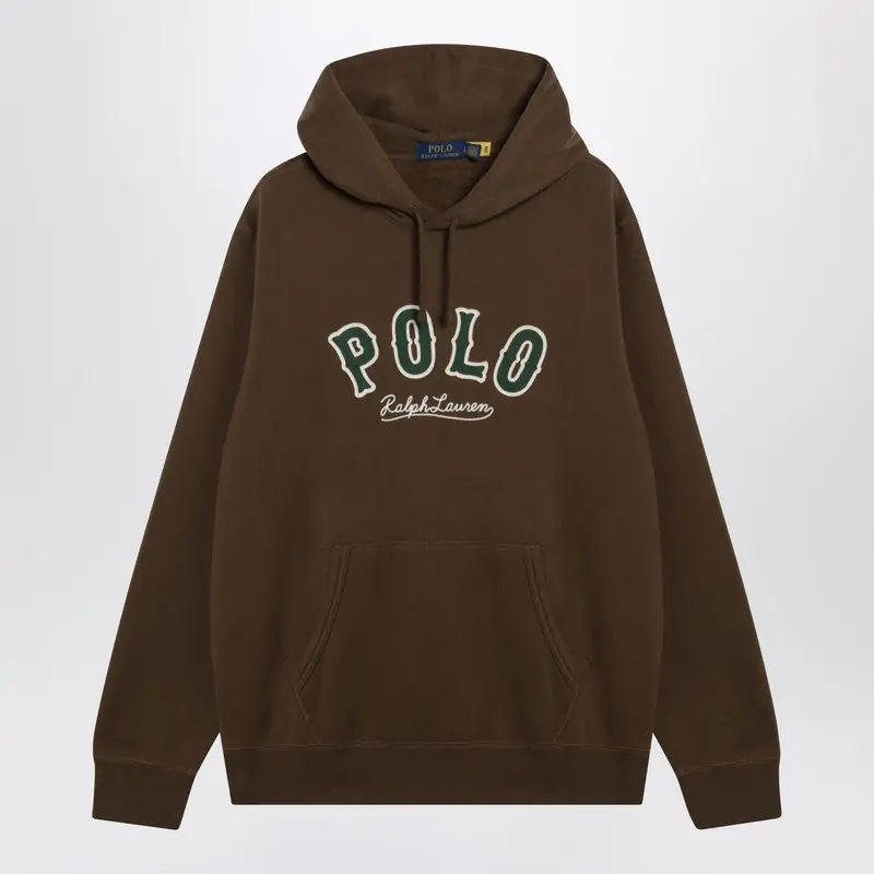 Brown Hoodie With Logo - Polo Ralph Lauren