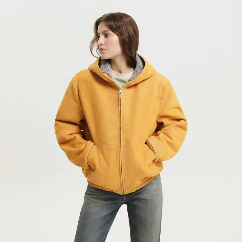 Yellow Suede Hoodie - 1989 Studio