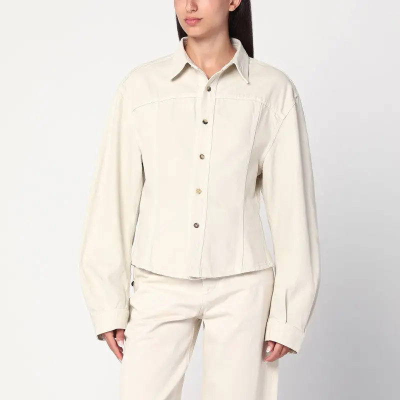 Ecru Denim Shirt - Haikure