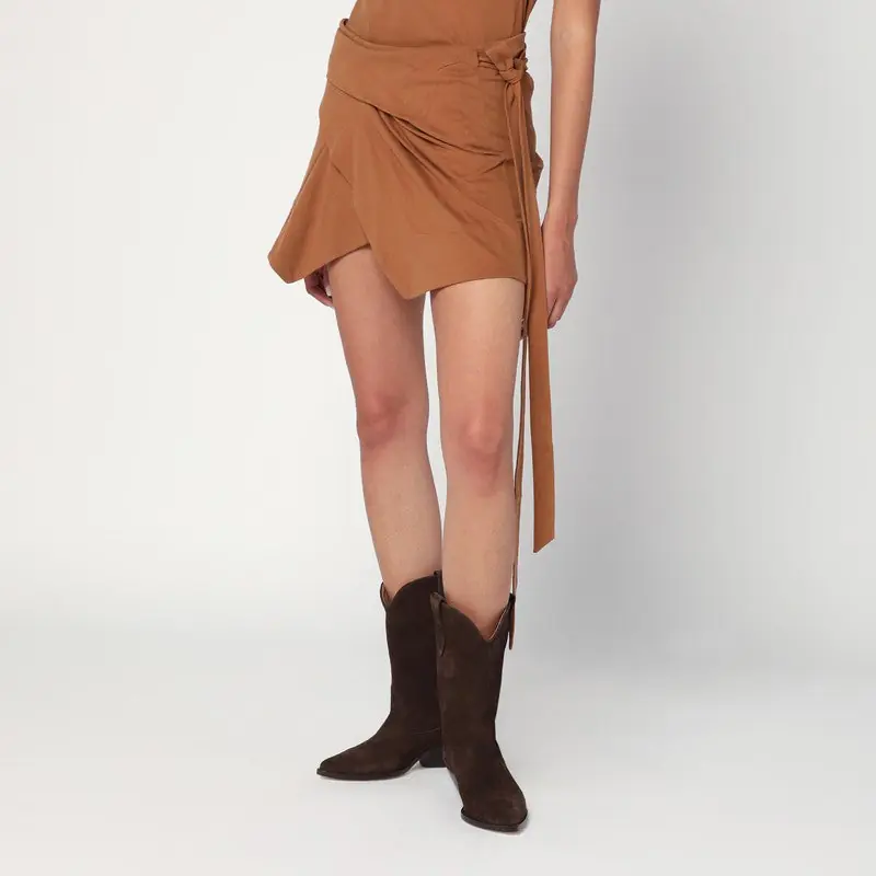 Caramel-Coloured Berenice Skirt