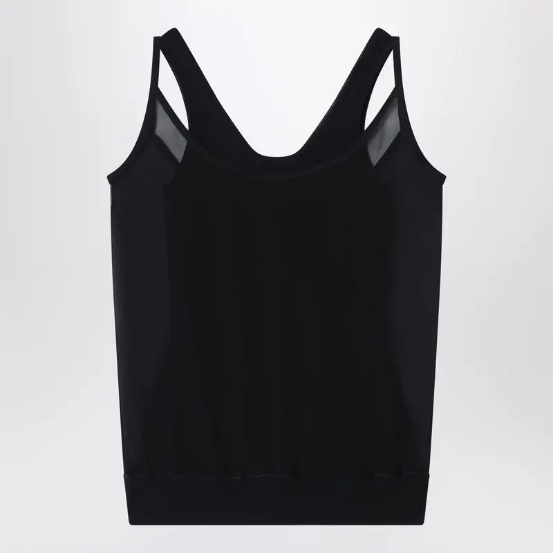 Black Viscose Sleeveless Dress - Fendi