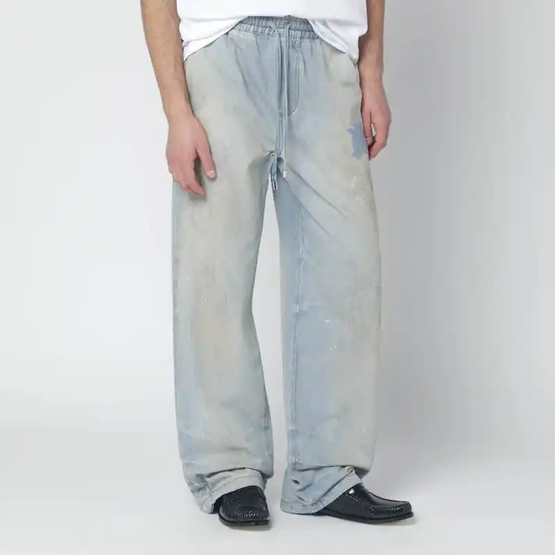 Baggy Jeans In Perfect Antique Indigo - Amiri