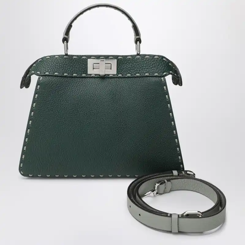 Multicolour Sage Selleria Small Peekaboo I See U Bag - Fendi