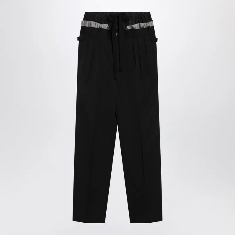 Black Trousers “Anonymity Of The Lining” - Maison Margiela