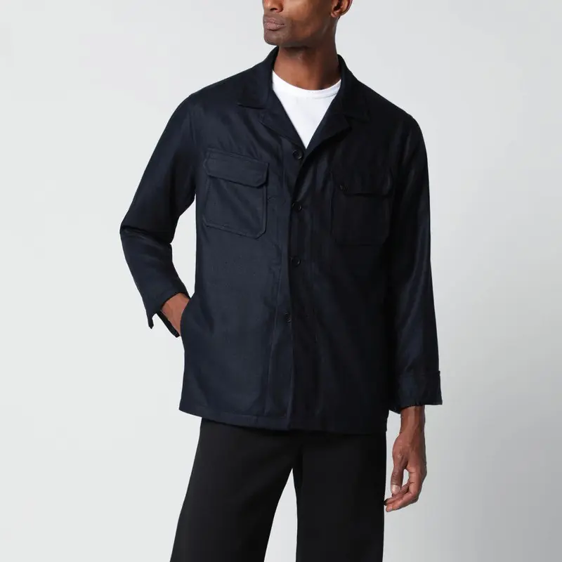 Blue Silk Jacket - Tagliatore