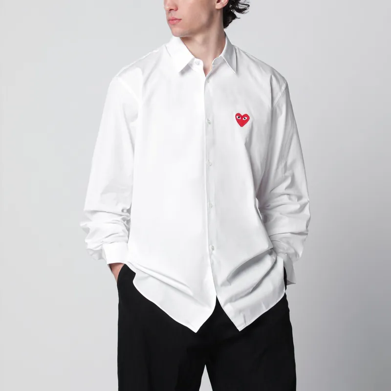 White Cotton Shirt - Comme Des Garçon