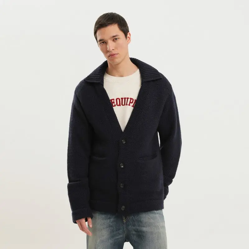 Blue Wool Cardigan - 1989 Studio