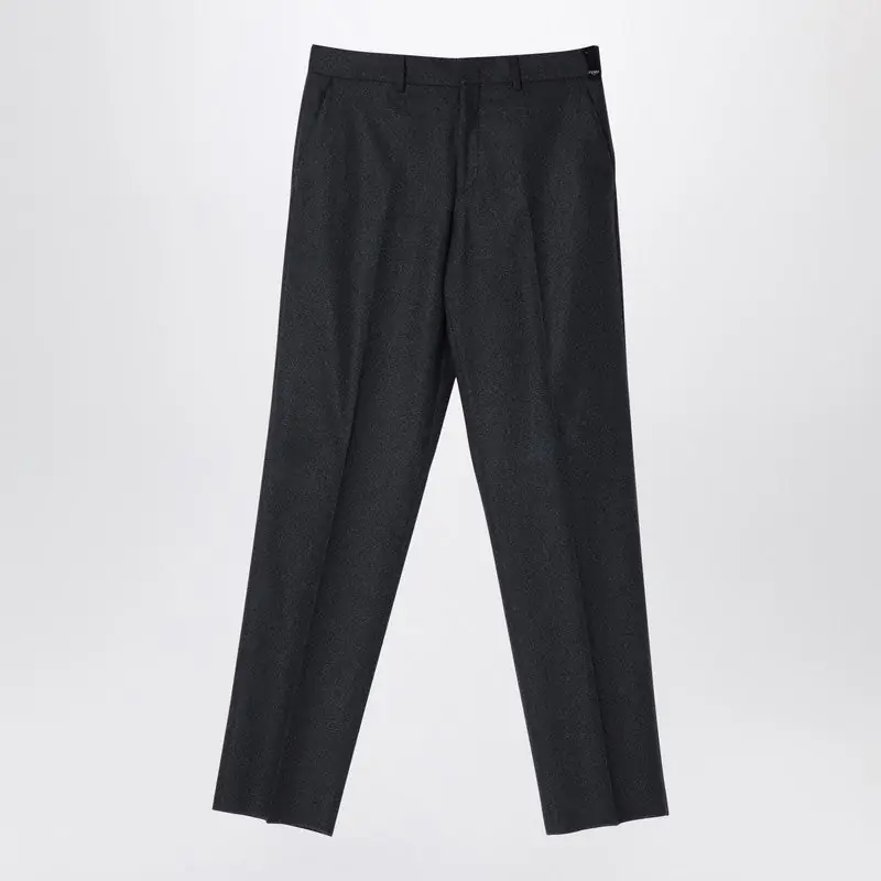 Grey Cashmere Trousers - Fendi