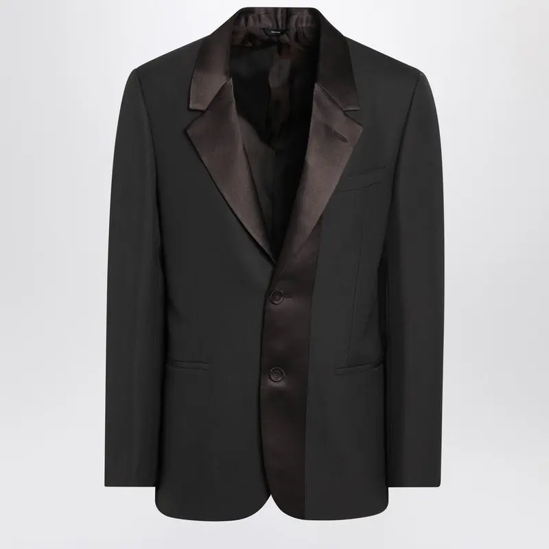 Brown Wool Crêpe Blazer - Fendi