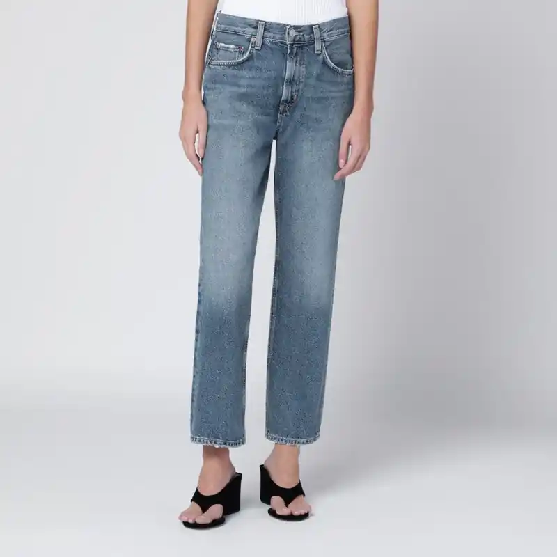 Valen Jeans In Surround Blue - Agolde