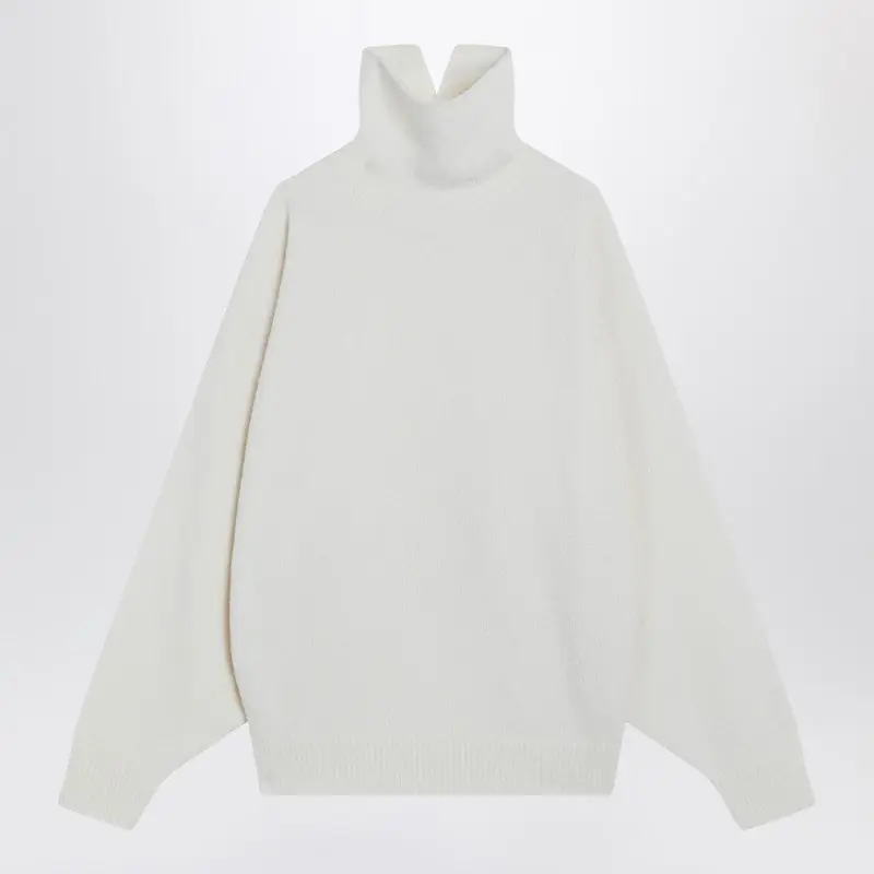 White Turtleneck Sweater In Wool - Fear of God