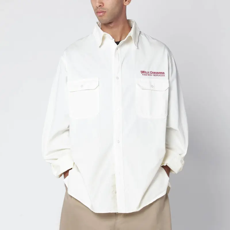 Corcoran White Cotton Shirt - Willy Chavarria