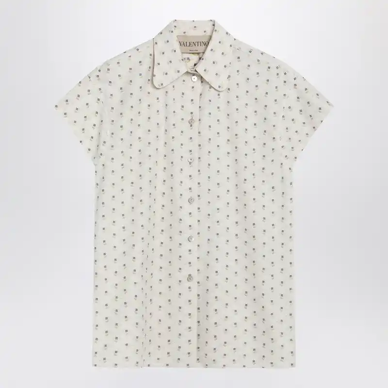 Short-Sleeved Floral Shirt