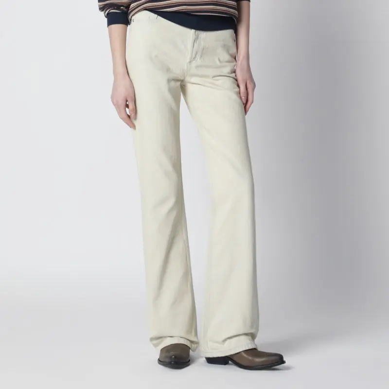 White Jeans With Faded Effect - A.P.C.