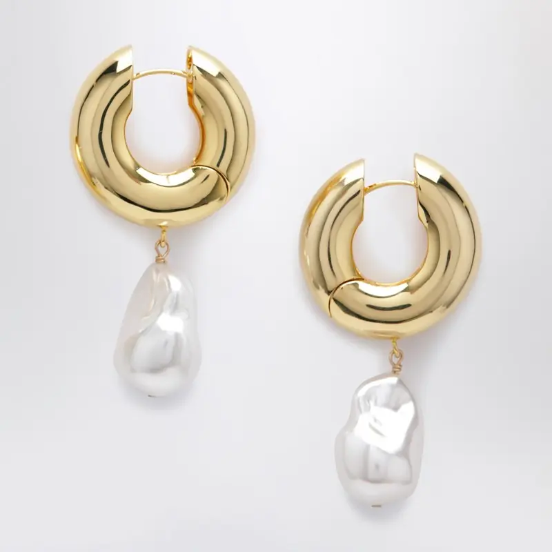 Pearl Gold Earrings - éLiou