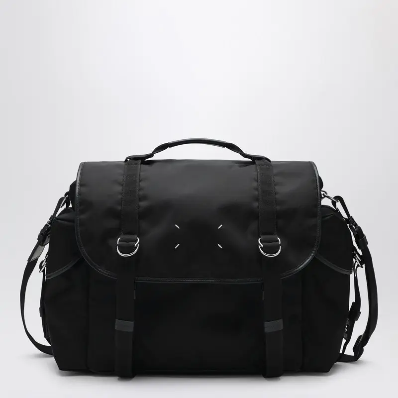 Black High Tech Messenger Bag - Maison Margiela