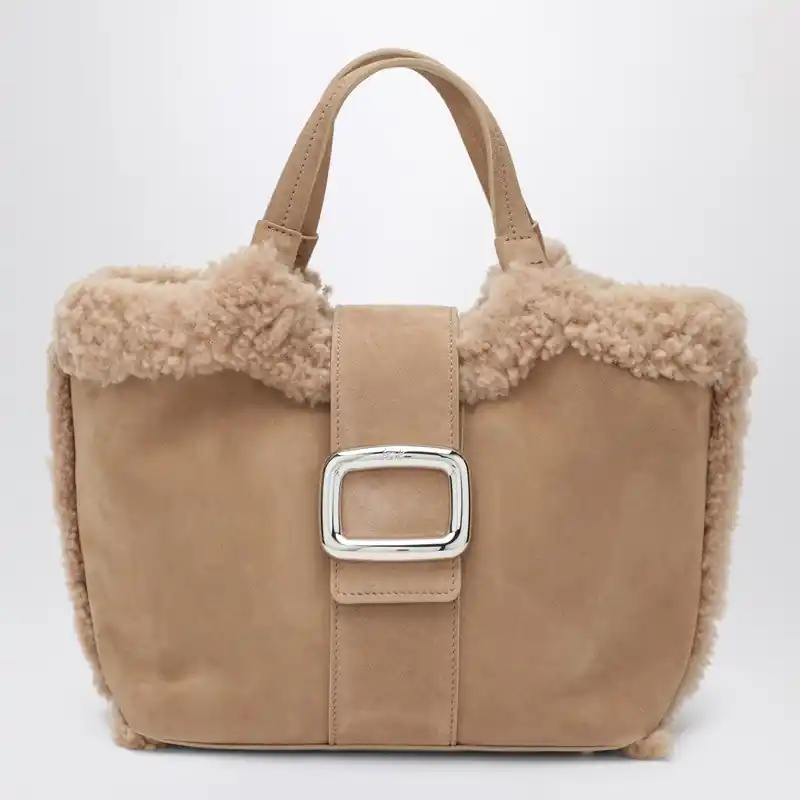Viv' Choc Mini Leather Shopping Bag - Roger Vivier