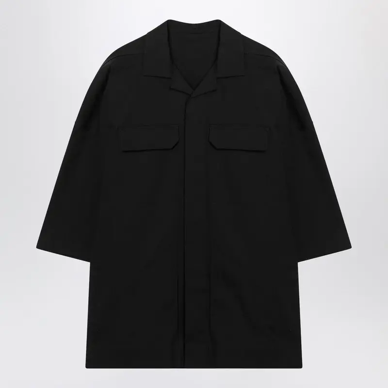 Black Shirt With Pockets - Rick Owens