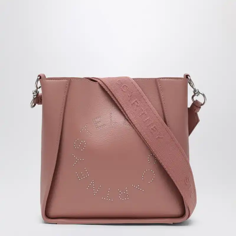 Square Pink Crossbody Bag With Logo - Stella McCartney