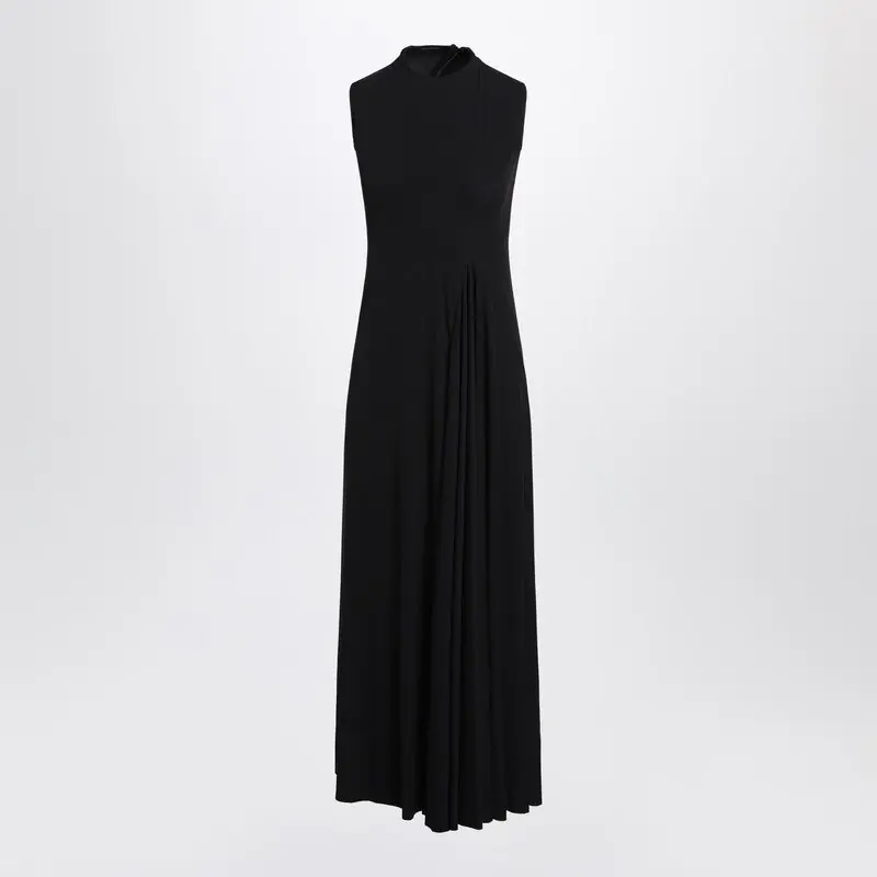 Black Sleeveless Long Dress - Balenciaga