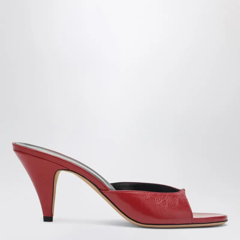 Haze Sandal In Red Leather - Jude