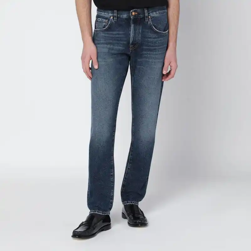 Blue Washed Jeans - Pt Torino Denim