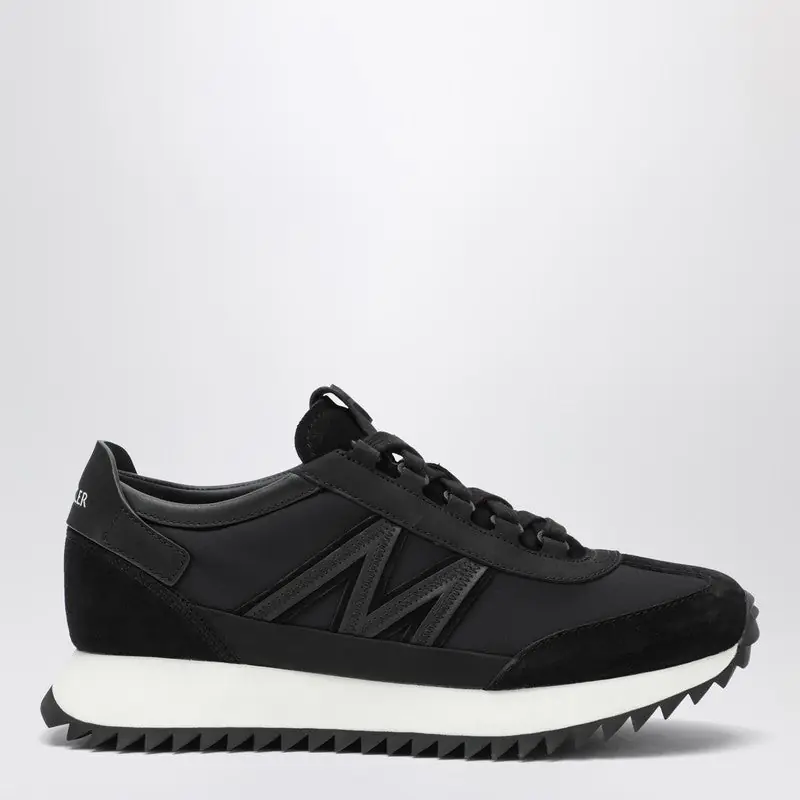 Pacey2 Sneakers In Black Suede And Nubuck - Moncler