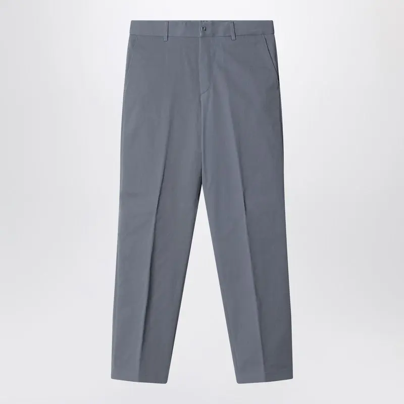 Grey Gabardine Trousers - Fendi