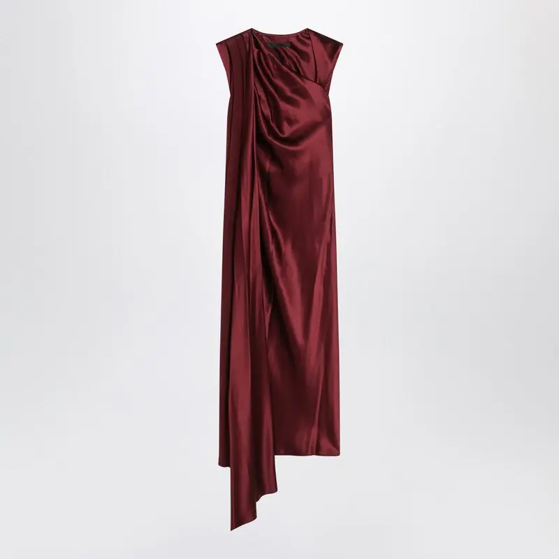 Raspberry Cape Detail Dress - Max Mara Pianoforte