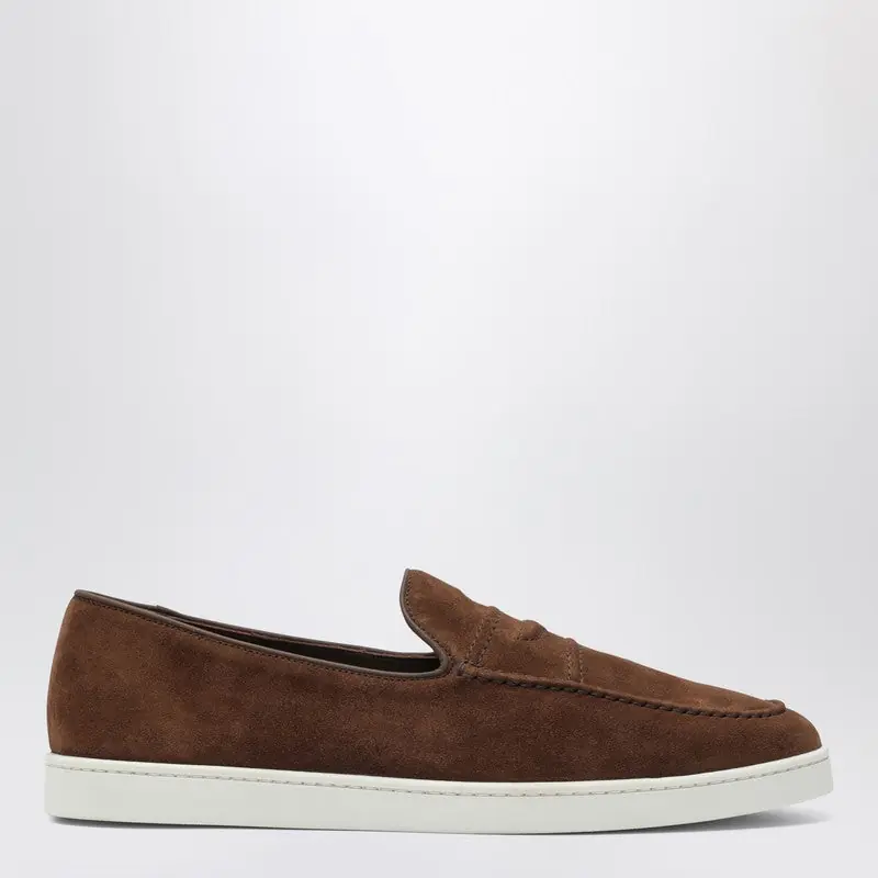 Brown Suede Peebles Loafers - Church's