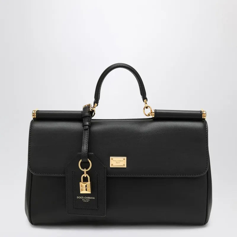 Handbag My Sicily In Black Leather - Dolce & Gabbana